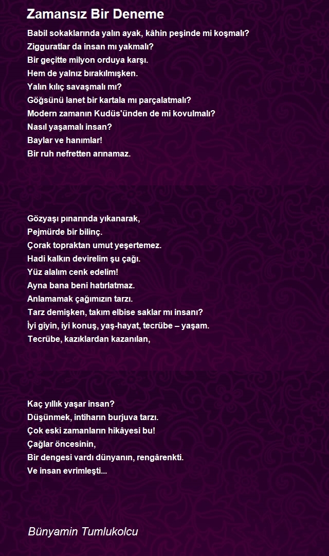 Bünyamin Tumlukolcu