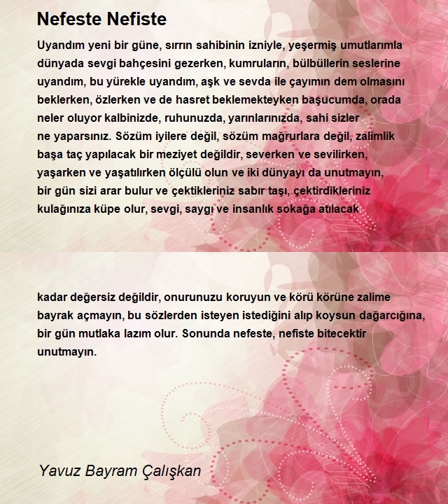 Yavuz Bayram Çalışkan