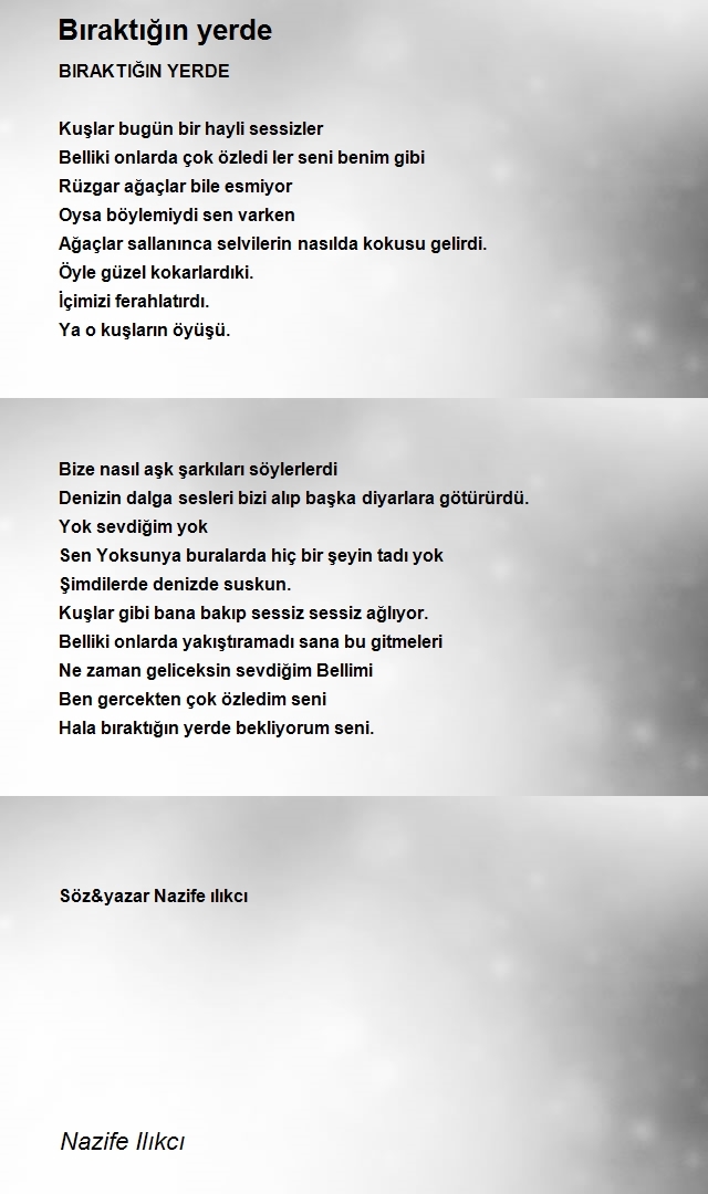 Nazife Ilıkcı