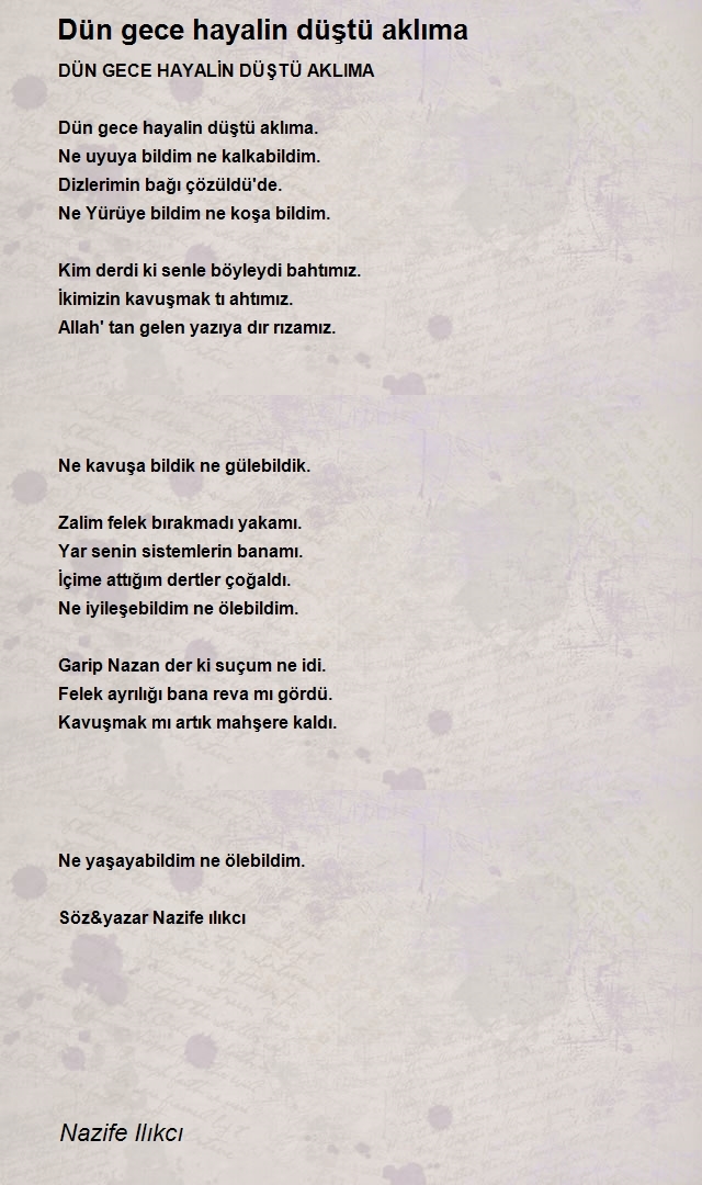 Nazife Ilıkcı