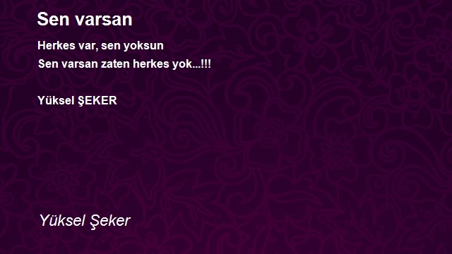 Yüksel Şeker