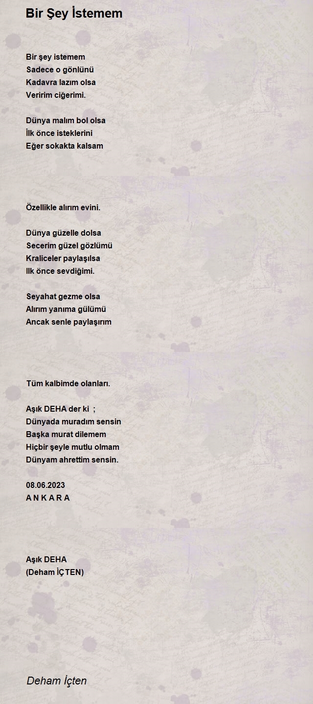 Deham İçten