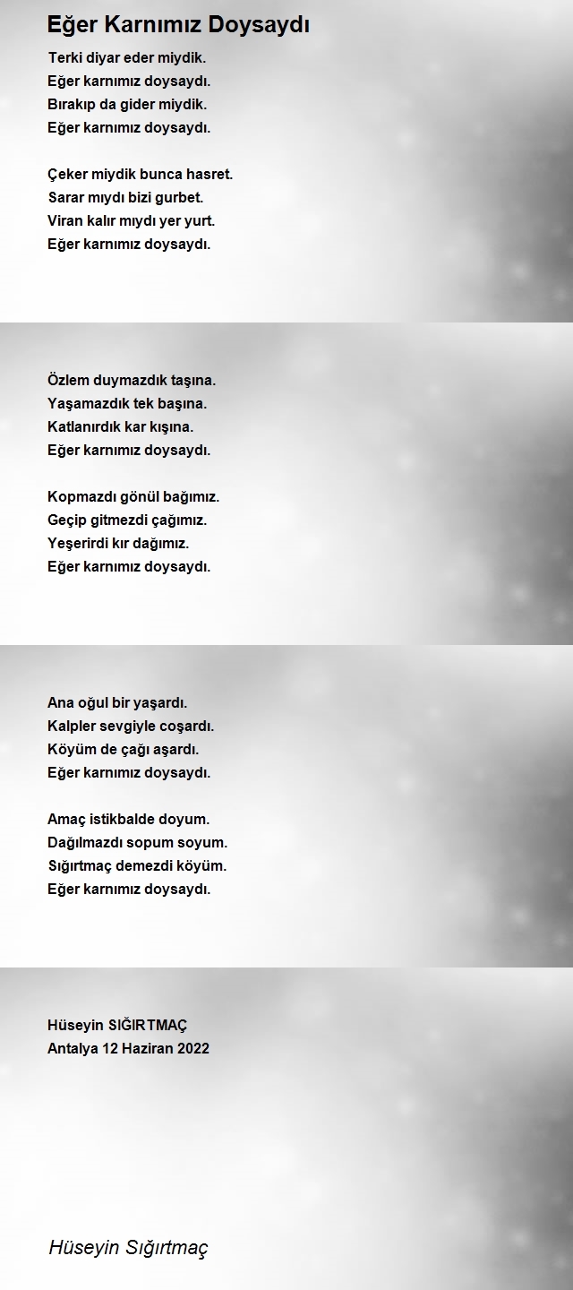 Hüseyin Sığırtmaç