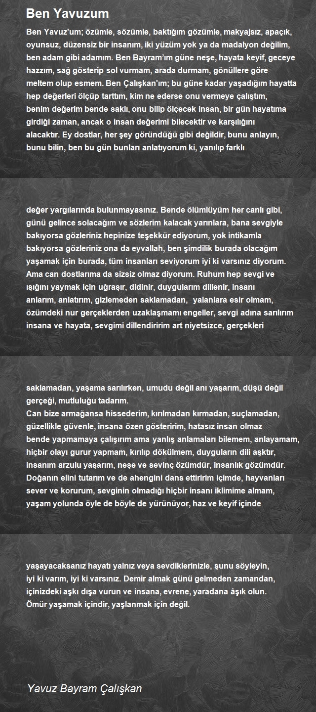 Yavuz Bayram Çalışkan