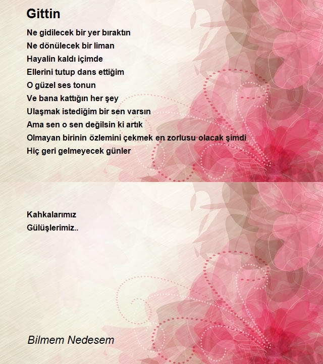 Bilmem Nedesem