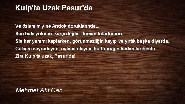Mehmet Afif Can