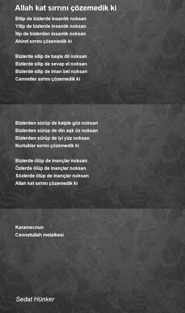 Sedat Hünker