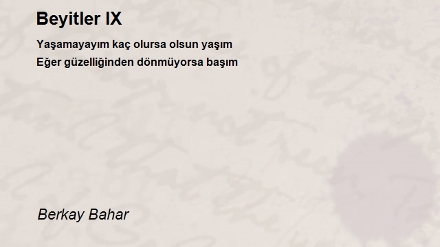 Berkay Bahar