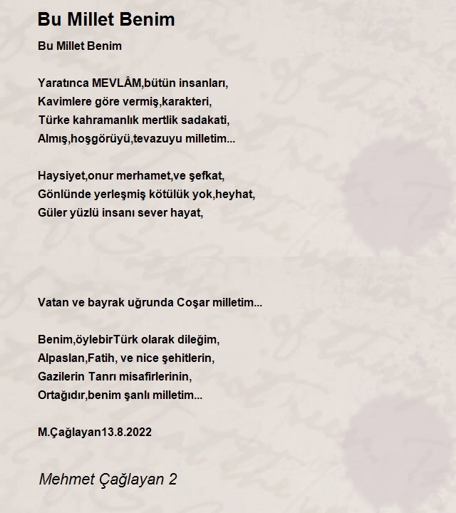 Mehmet Çağlayan 2