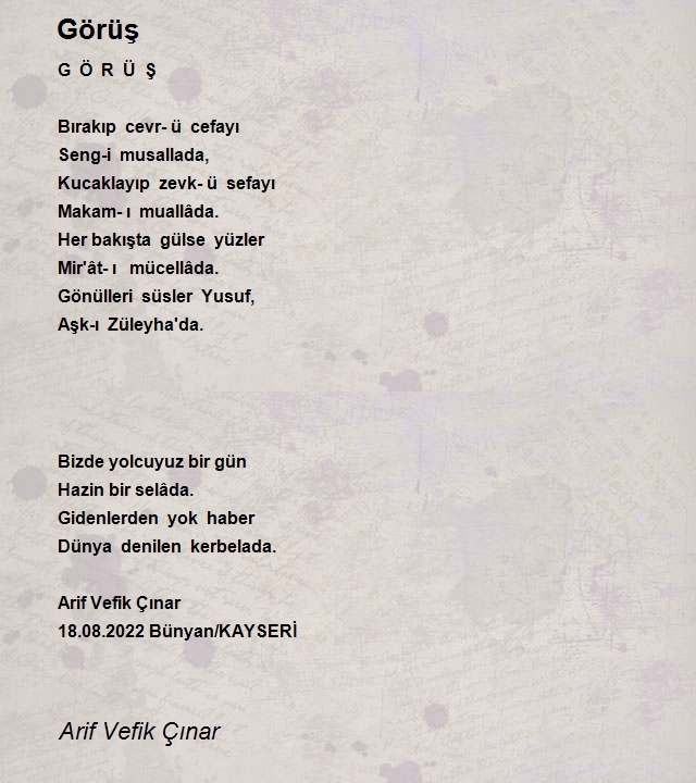 Arif Vefik Çınar