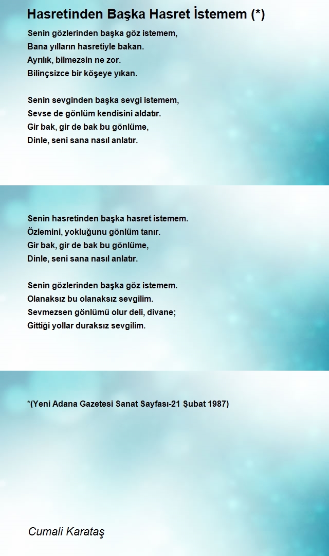 Cumali Karataş