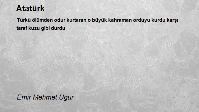Emir Mehmet Ugur