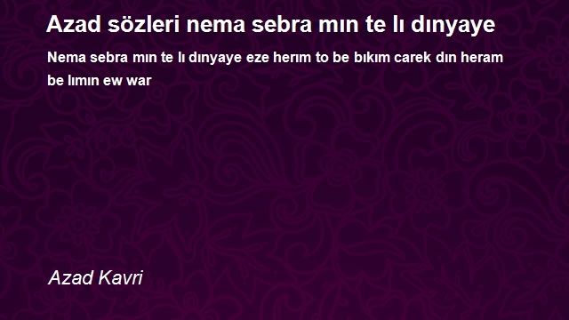 Azad Kavri