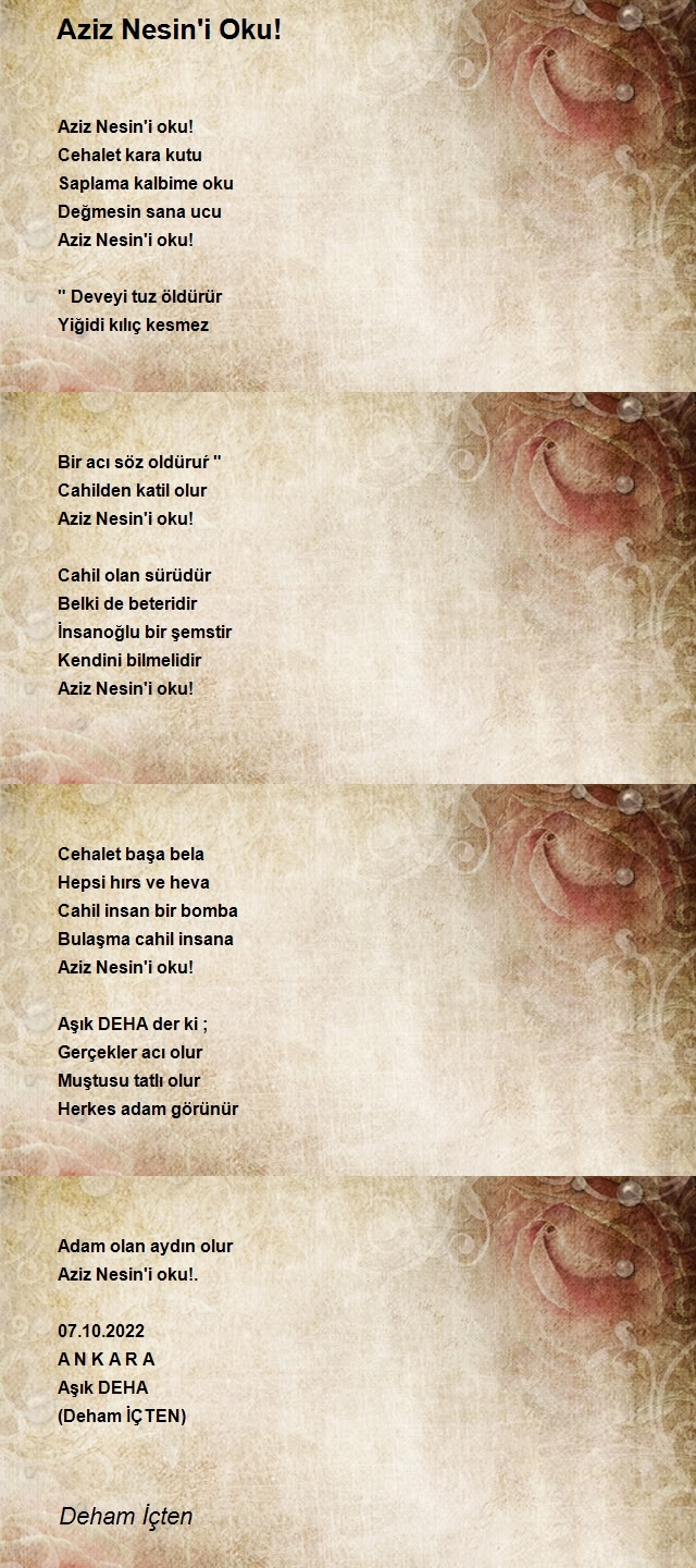 Deham İçten