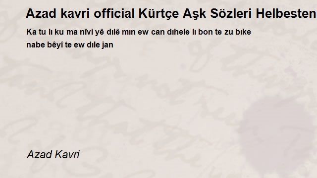Azad Kavri