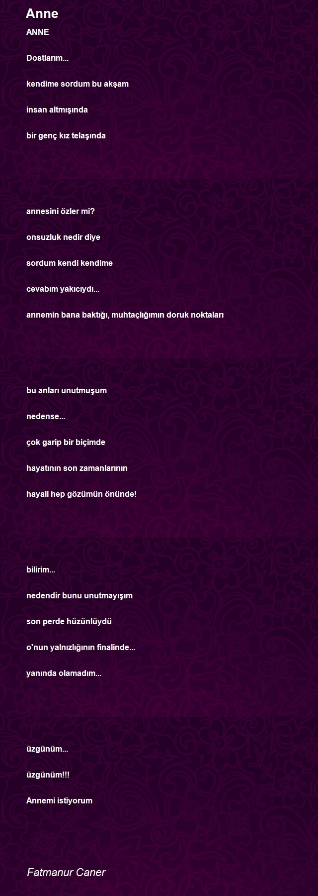 Fatmanur Caner