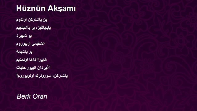 Berk Oran