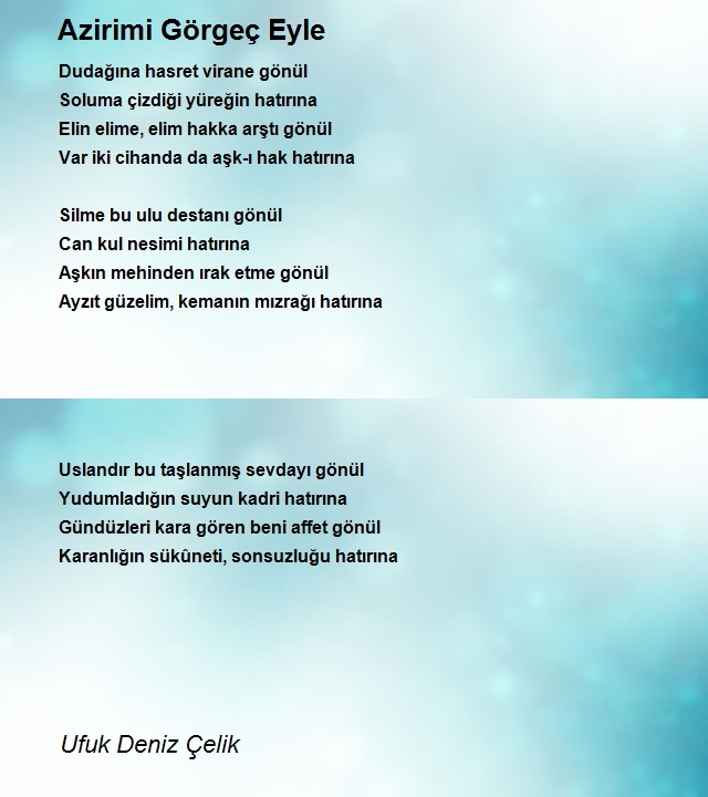 Ufuk Deniz Çelik