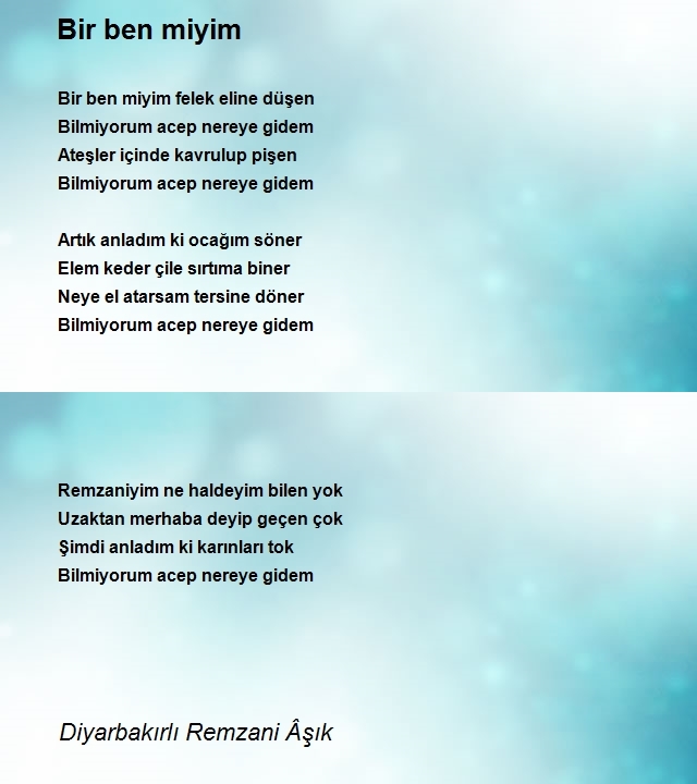 Diyarbakırlı Remzani Âşık
