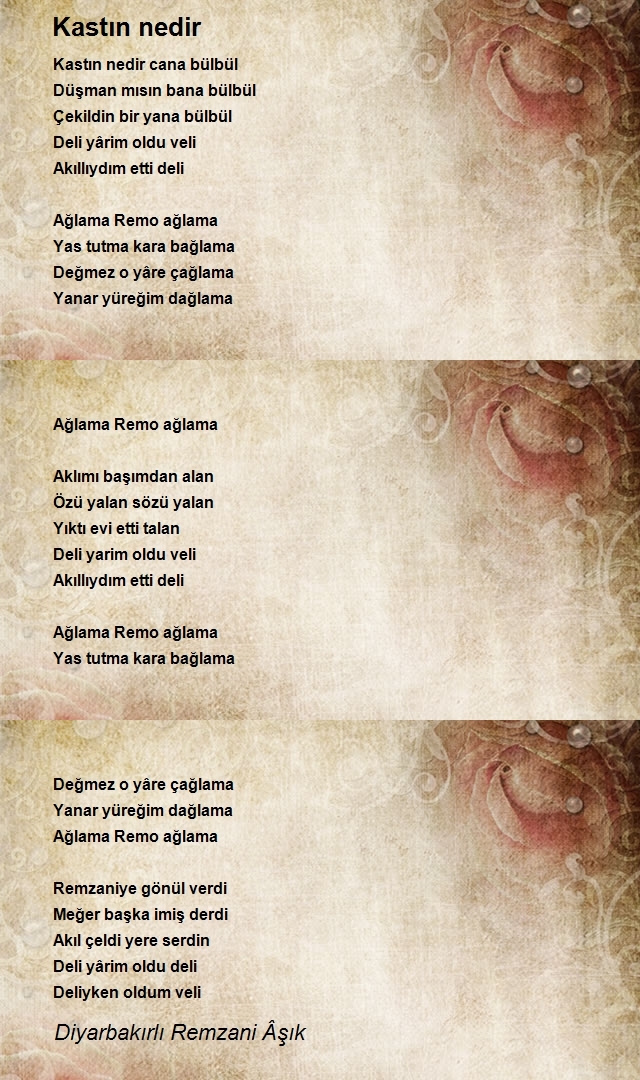 Diyarbakırlı Remzani Âşık