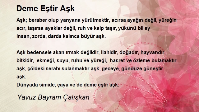 Yavuz Bayram Çalışkan