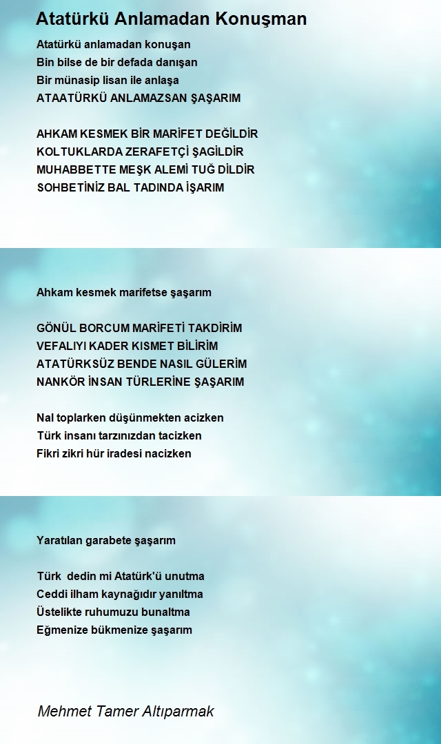 Mehmet Tamer Altıparmak