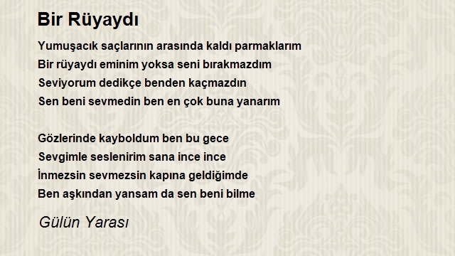 Gülün Yarası