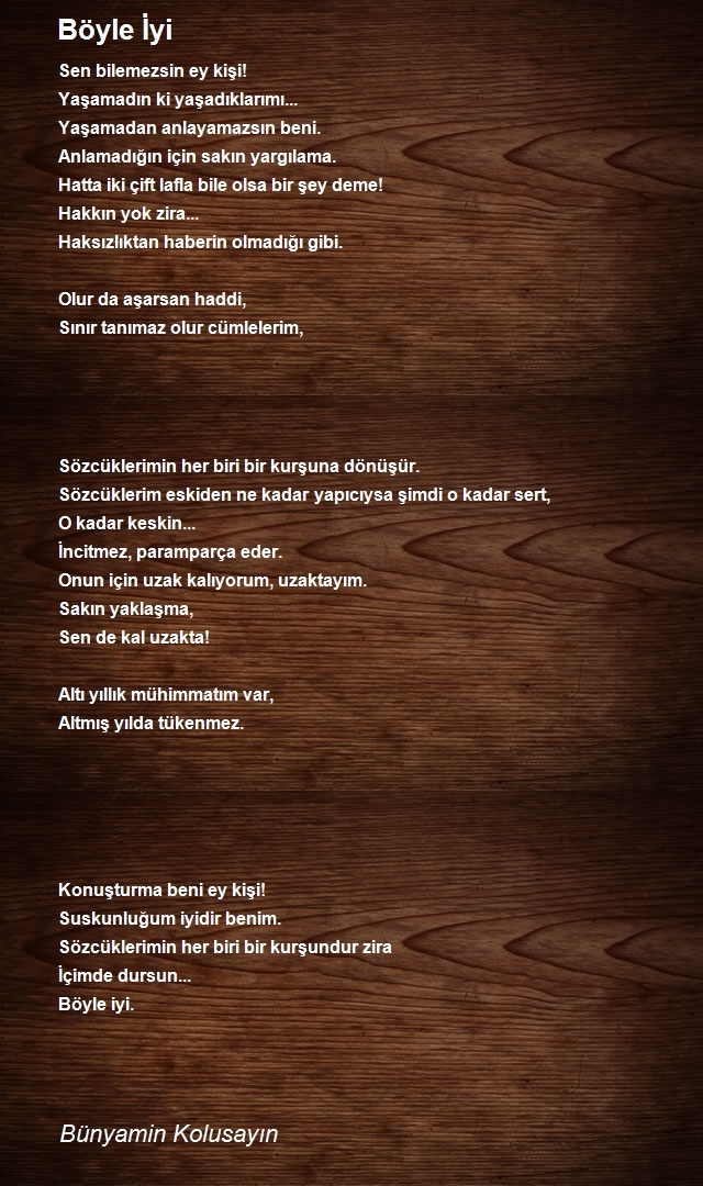 Bünyamin Kolusayın