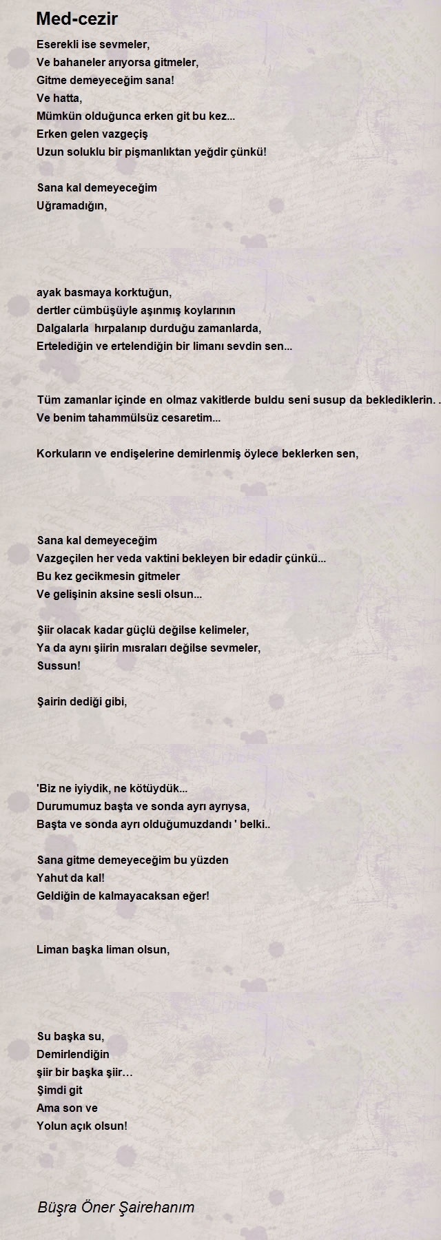 Büşra Öner Şairehanım