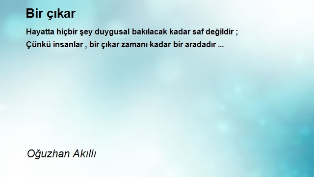 Oğuzhan Akıllı