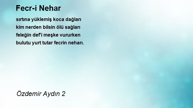 Özdemir Aydın 2
