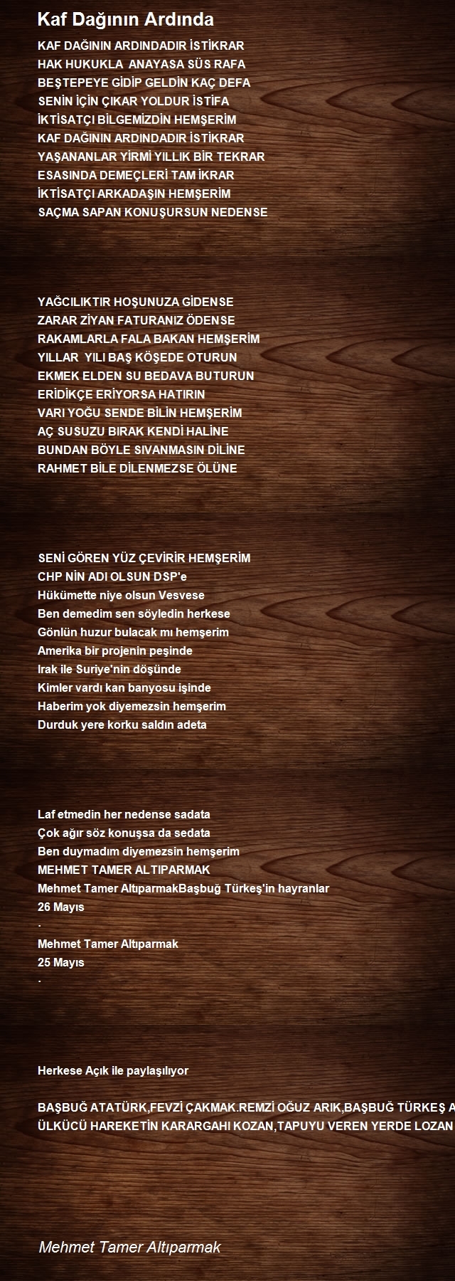Mehmet Tamer Altıparmak