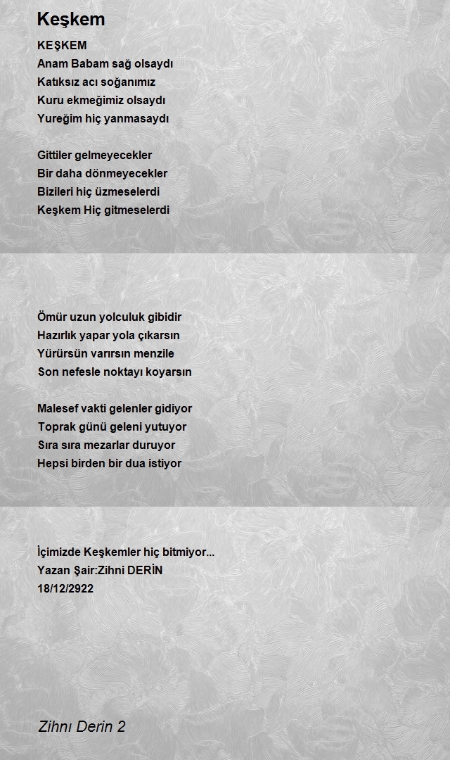 Zihni Derin
