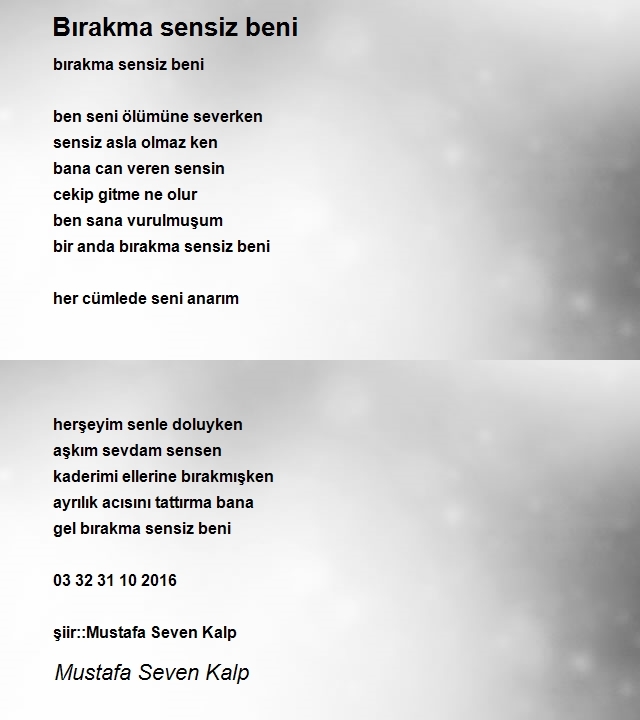 Mustafa Seven Kalp