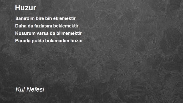 Kul Nefesi