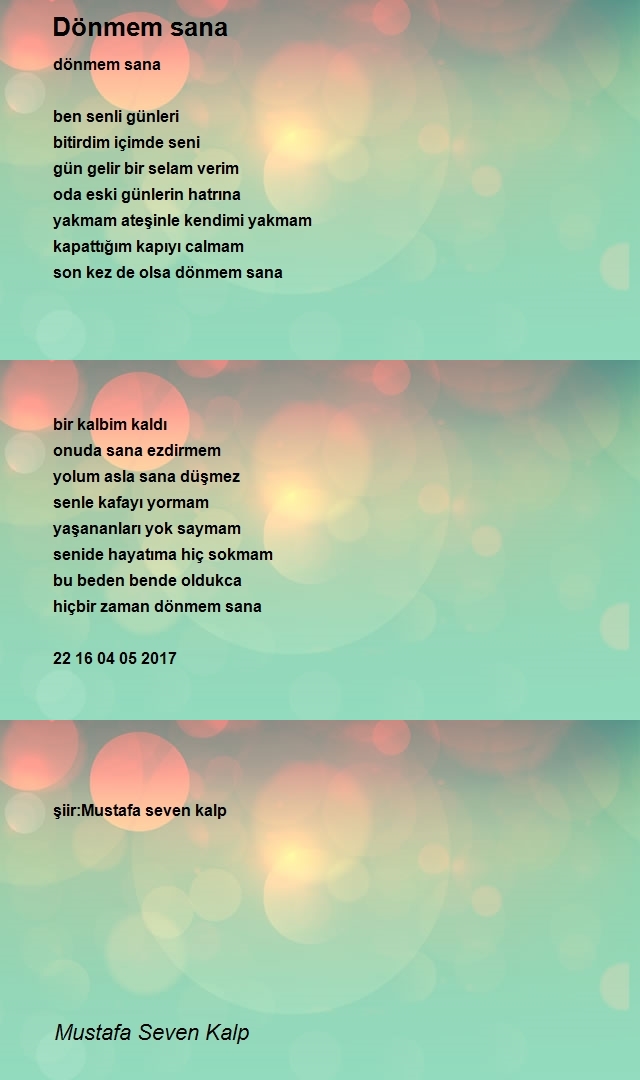 Mustafa Seven Kalp
