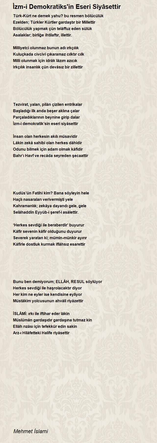Mehmet İslami