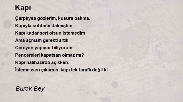 Burak Bey