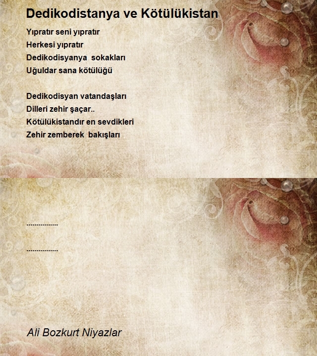 Ali Bozkurt Niyazlar
