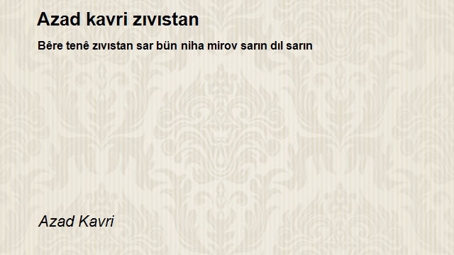 Azad Kavri