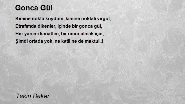 Tekin Bekar