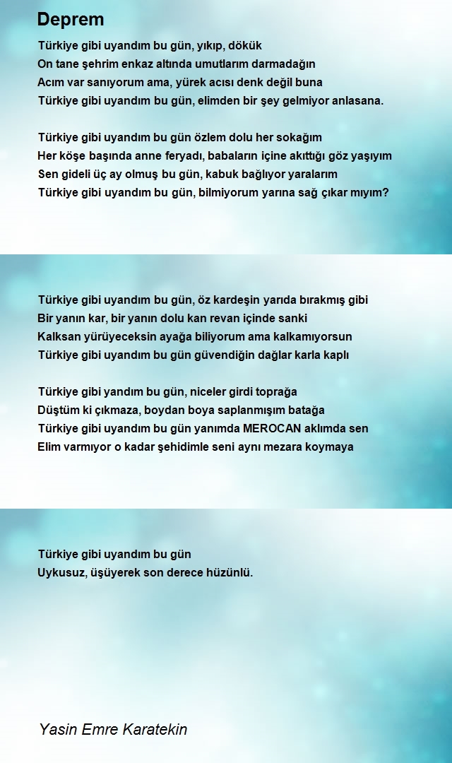 Yasin Emre Karatekin