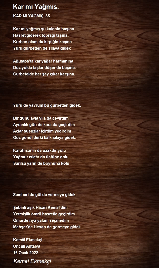 Kemal Ekmekçi