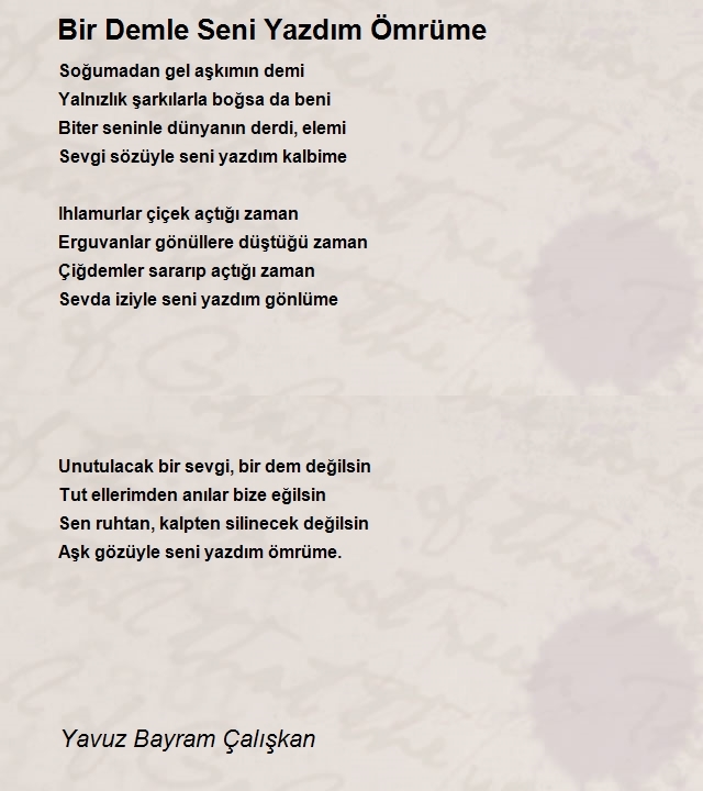 Yavuz Bayram Çalışkan