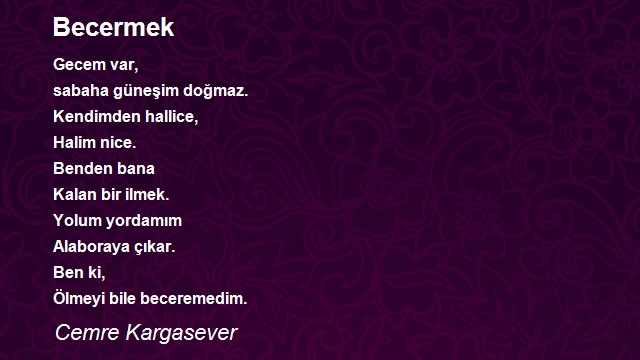 Cemre Kargasever