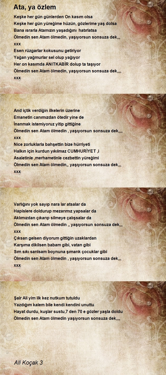 Ali Koçak 3