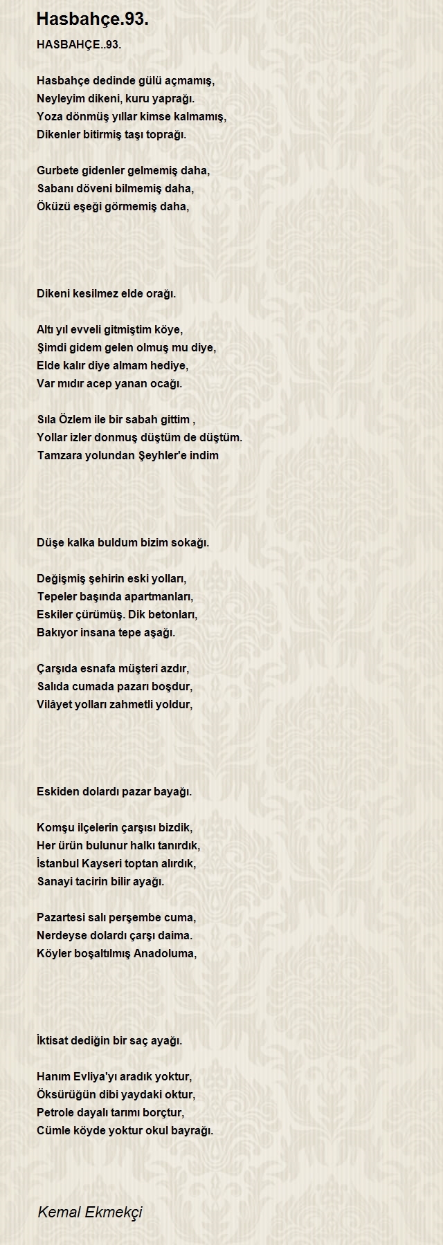 Kemal Ekmekçi