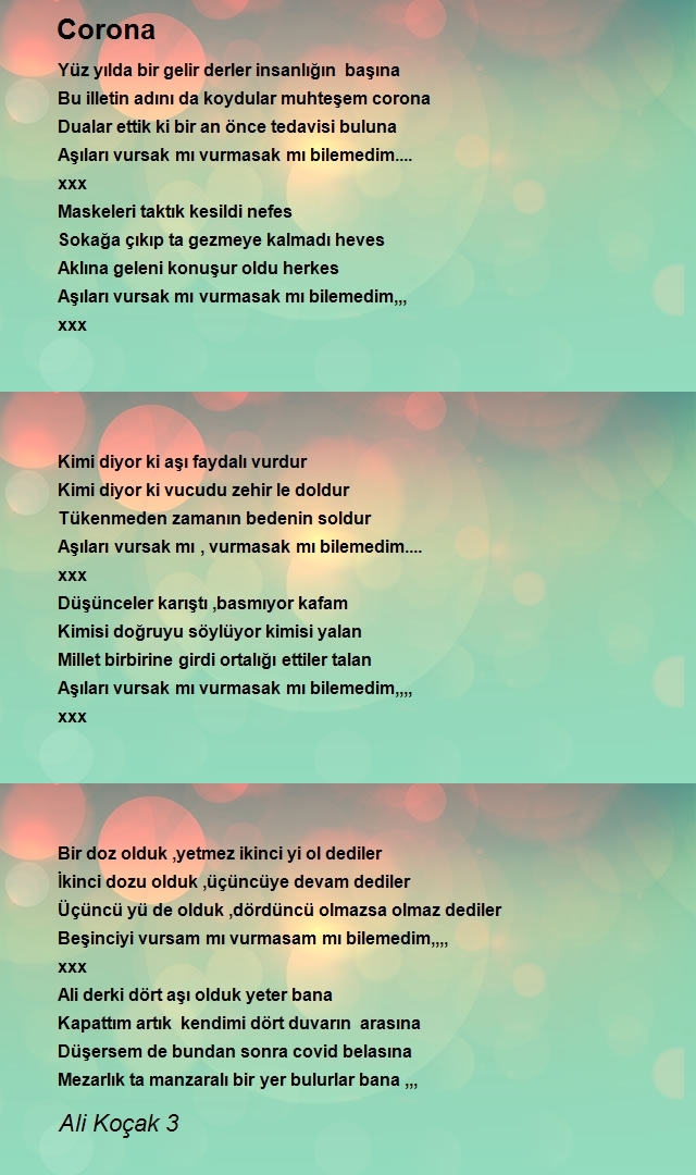 Ali Koçak 3