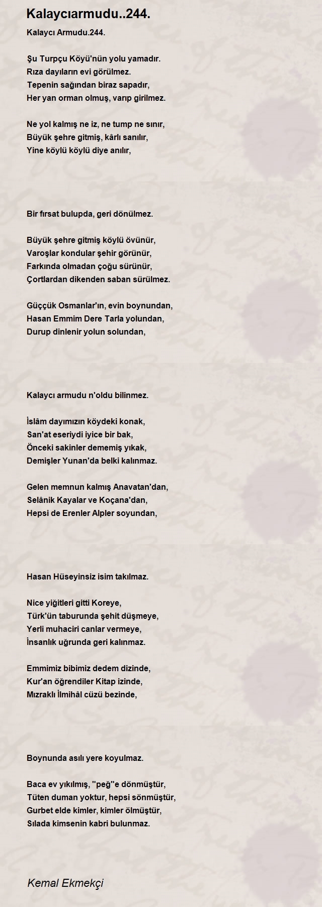Kemal Ekmekçi