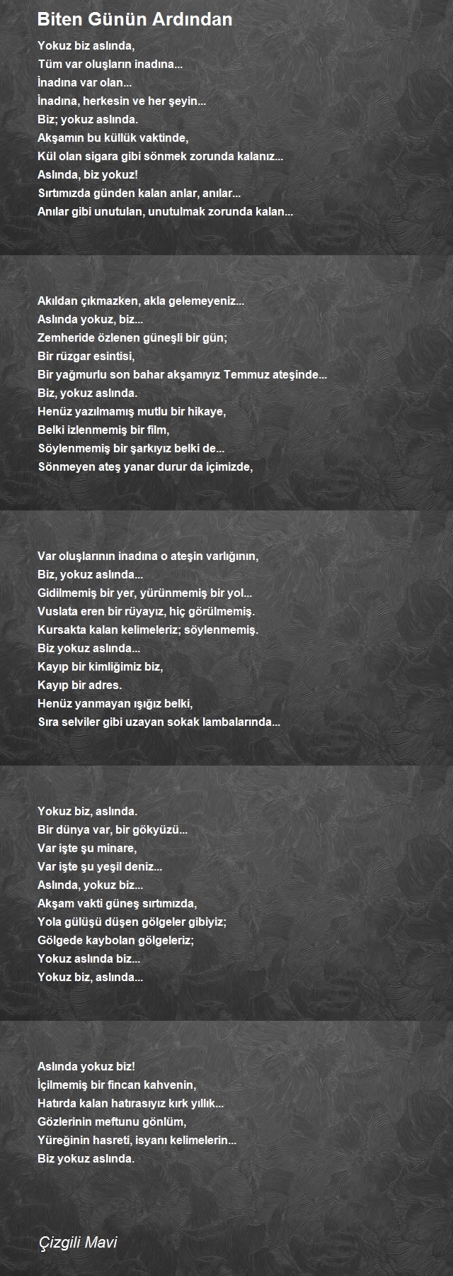 Çizgili Mavi